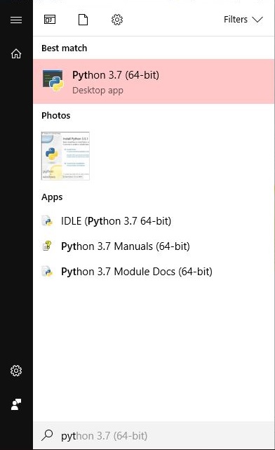 Python IDE Kısayolu